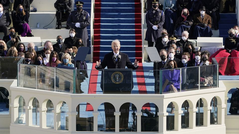La cerimonia di insediamento di Joe Biden