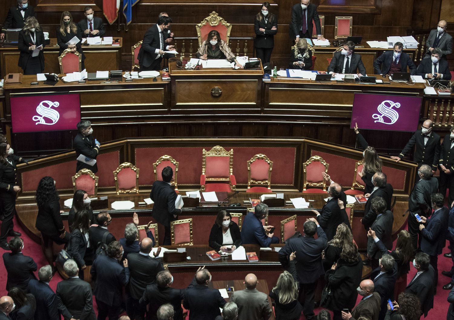 L'aula del Senato