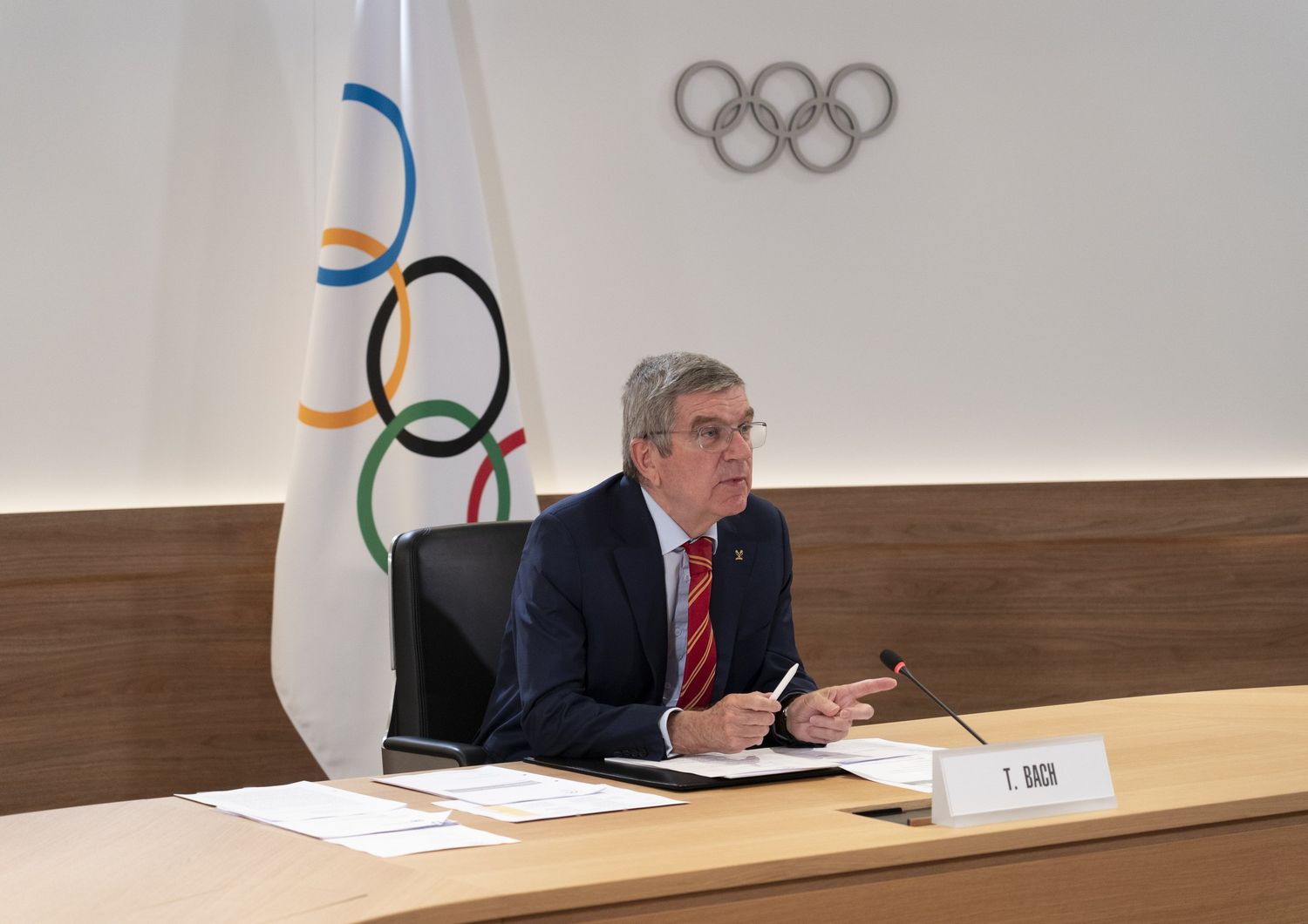 Thomas Bach, presidente del Comitato Olimpico Internazionale
