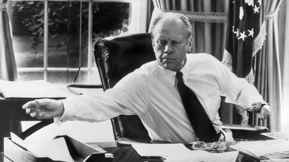 Gerald Ford nello Studio Ovale