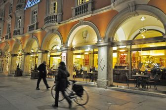 Una via del centro di Bolzano
