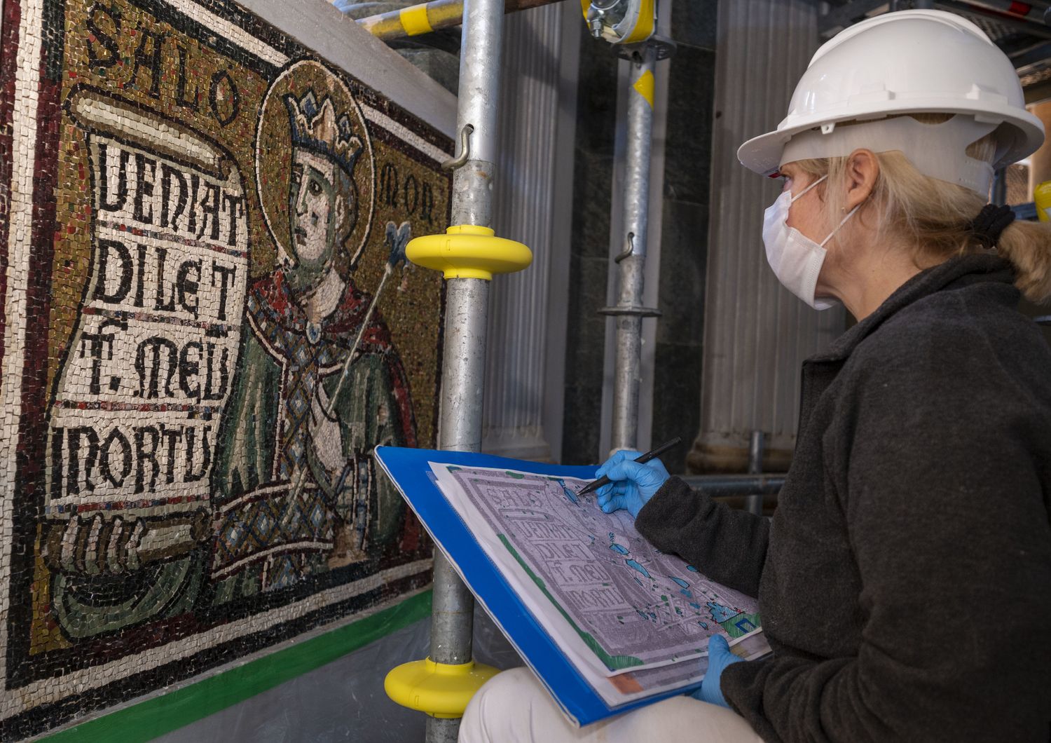 I mosaici del Battistero di Firenze restaurati