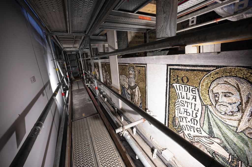 I mosaici del Battistero di Firenze restaurati