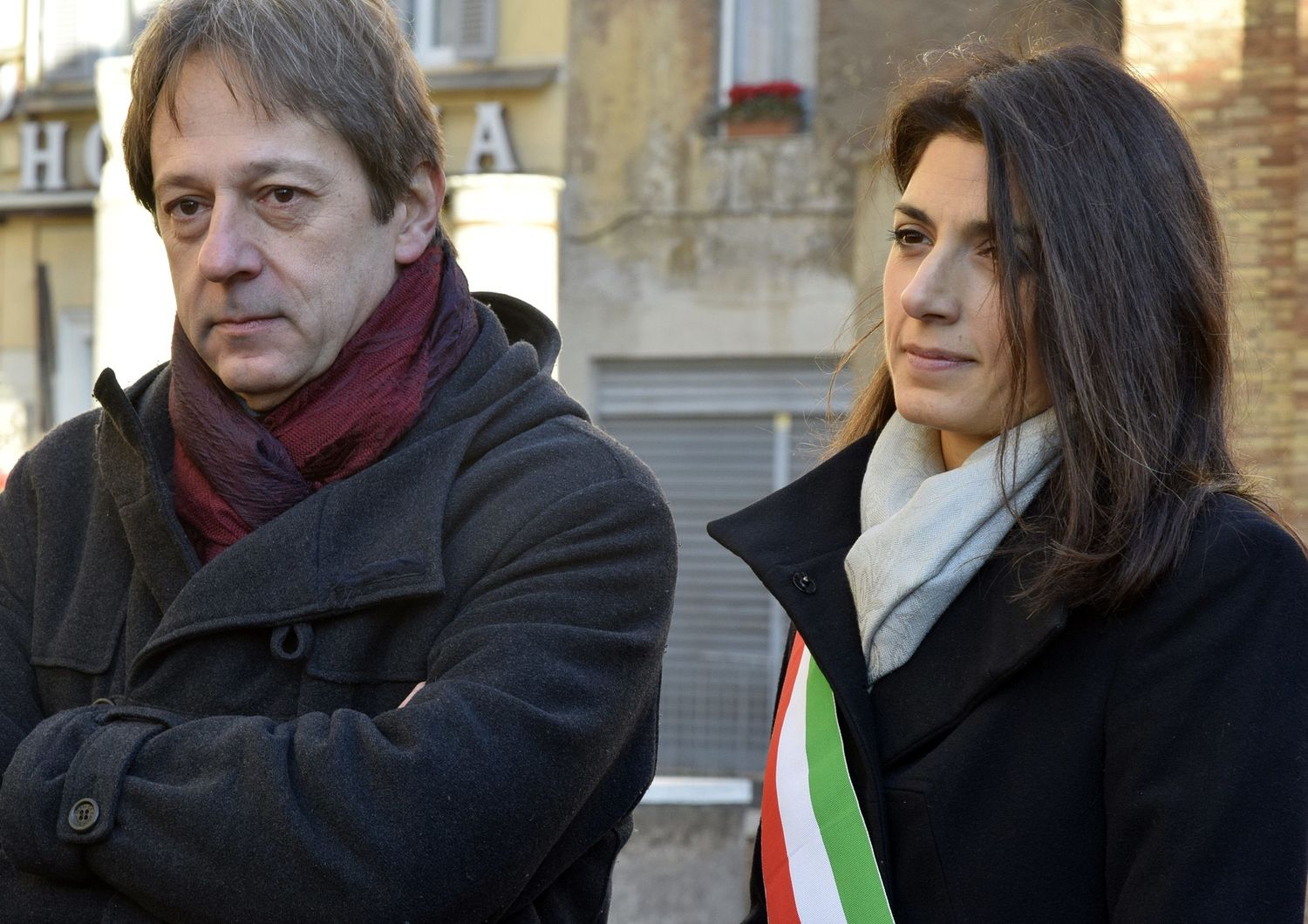 Luca Bergamo e Virginia Raggi