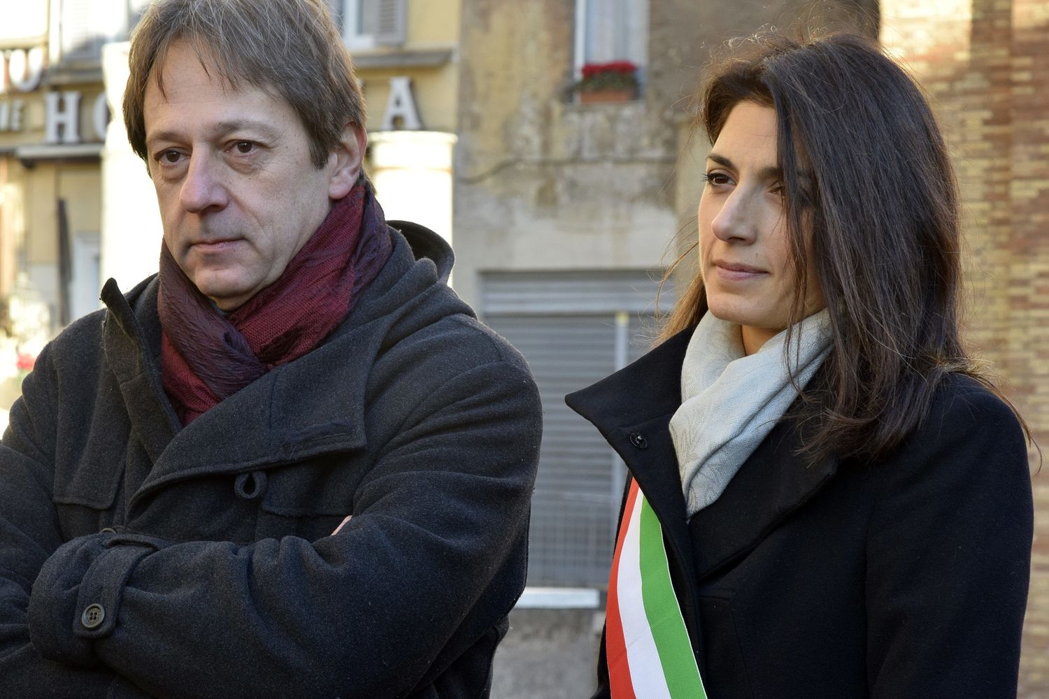 Luca Bergamo e Virginia Raggi