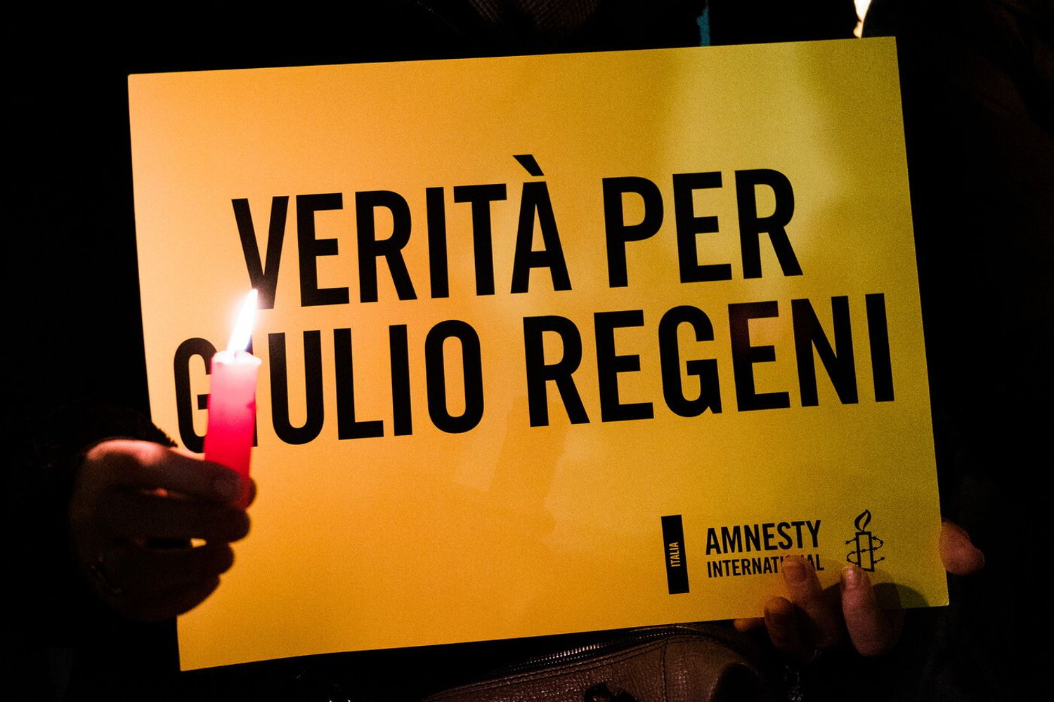 Manifestazione per chiedere &quot;verit&agrave; per Giulio Regeni&quot;