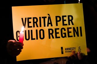 Manifestazione per chiedere &quot;verit&agrave; per Giulio Regeni&quot;