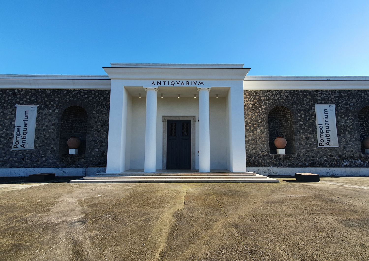L'ingresso dell'Antiquarium di Pompei