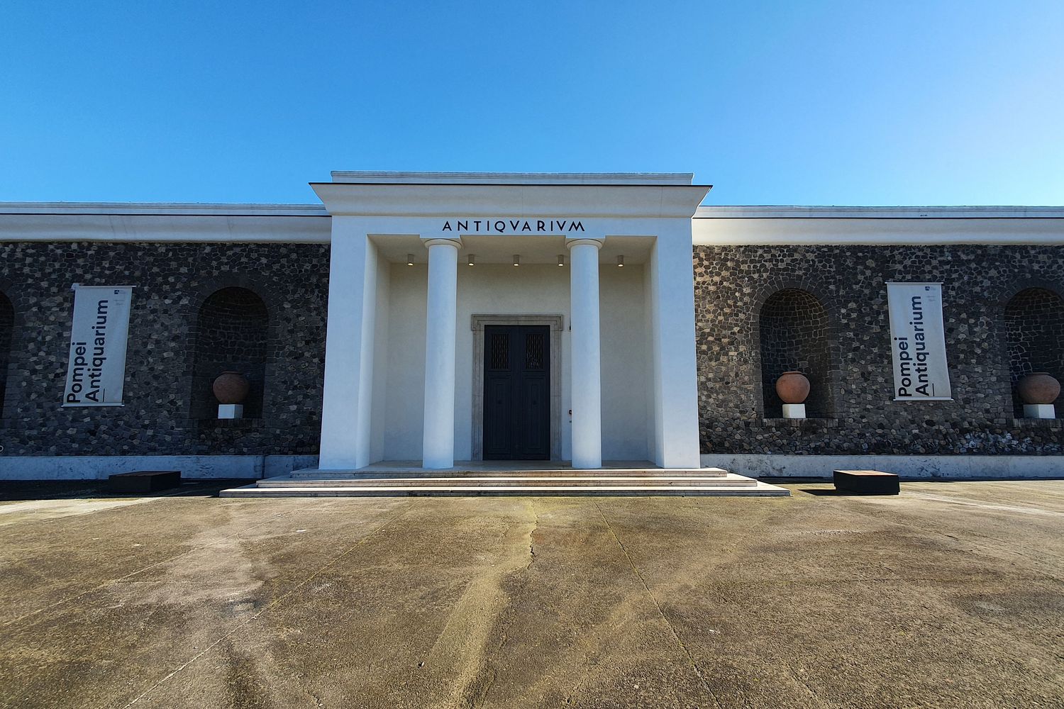 L'ingresso dell'Antiquarium di Pompei