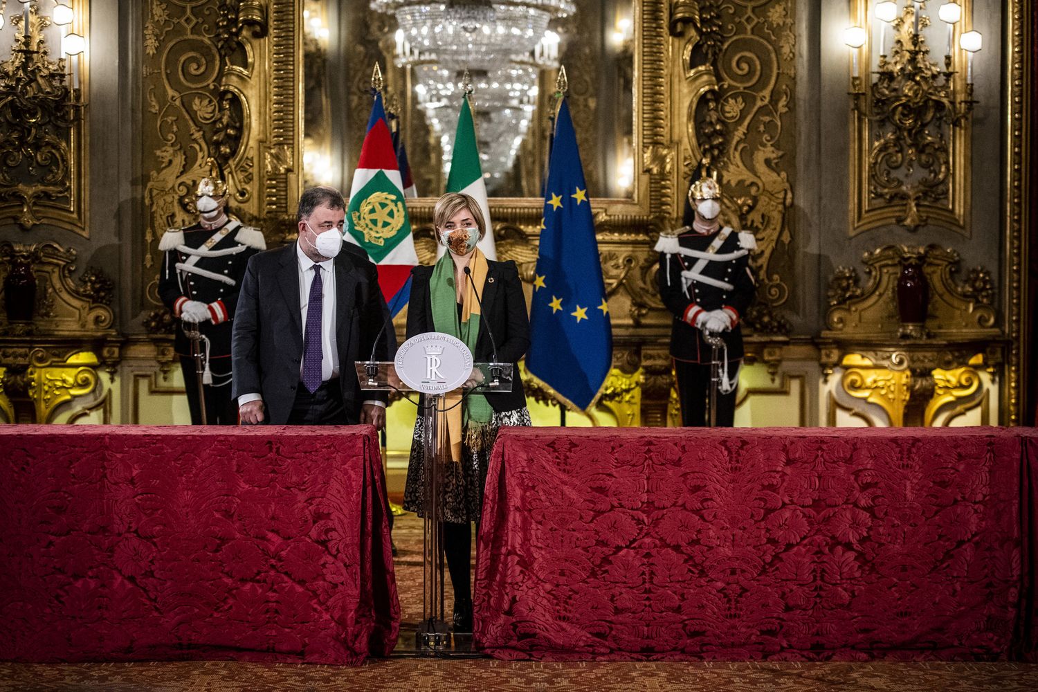 Federico Fornaro e Rossella Muroni&nbsp;