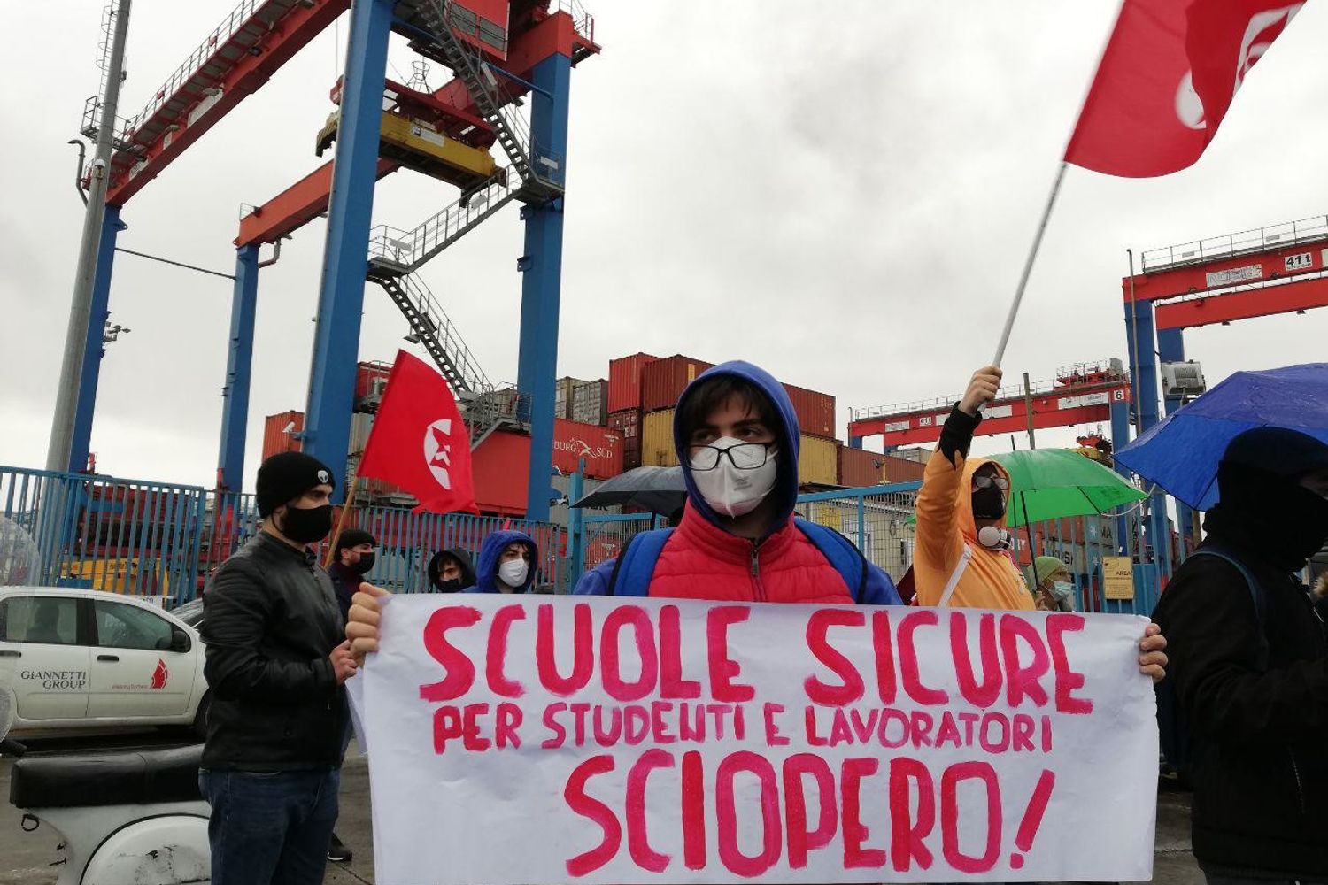 La protesta degli studenti