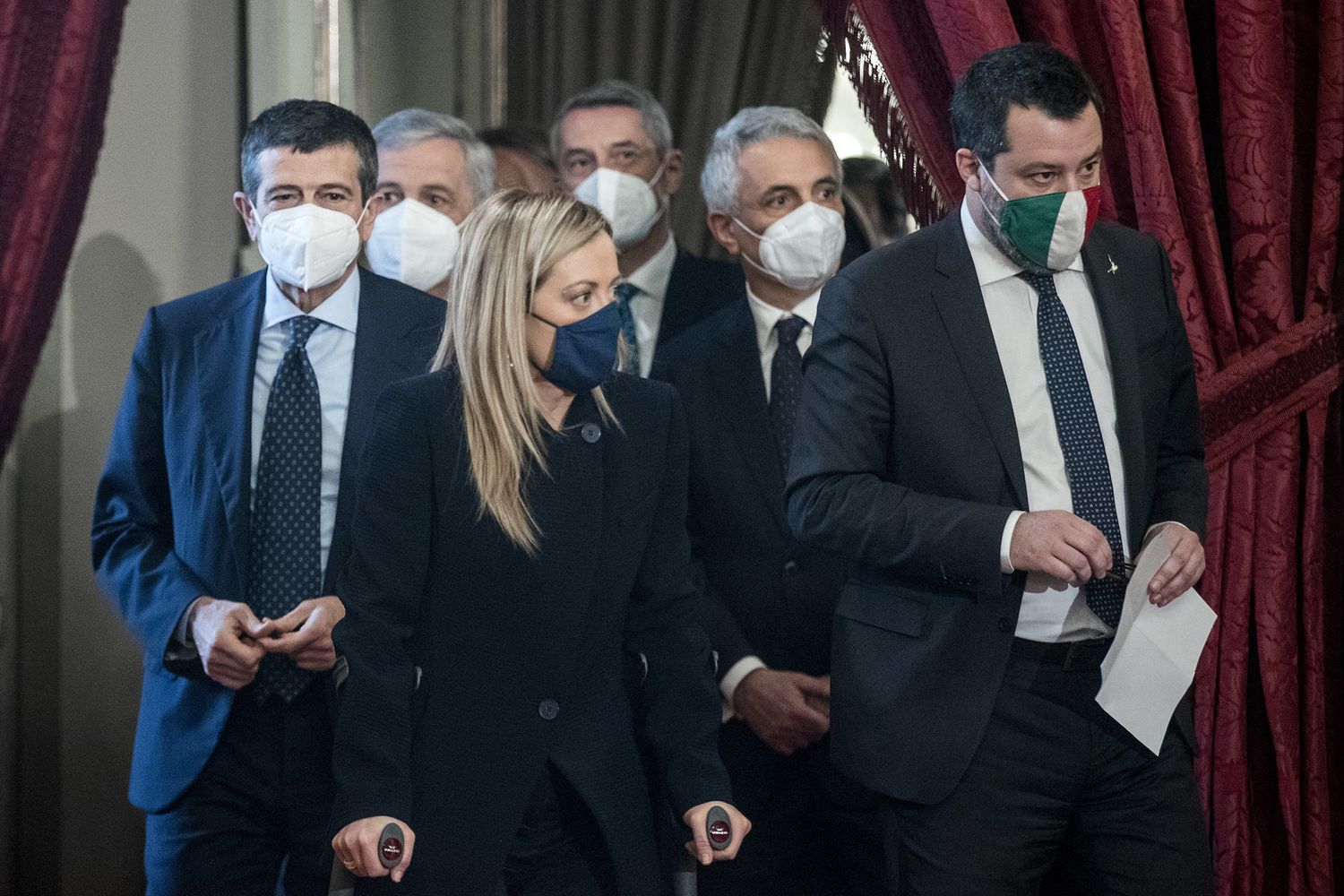 La delegazione del centrodestra alle consultazioni