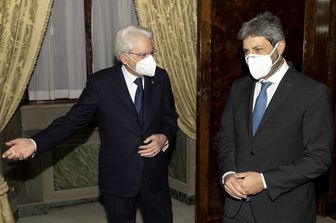 Sergio Mattarella e Roberto Fico