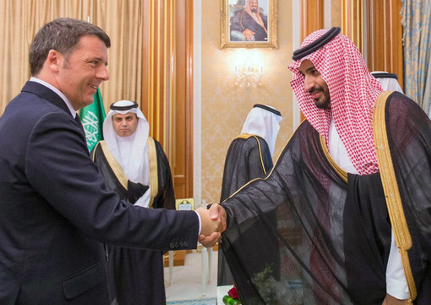 renzi&nbsp;viaggio arabia saudita principe bin salman