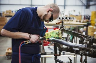 Industria manifatturiera: una fabbrica di bicilette