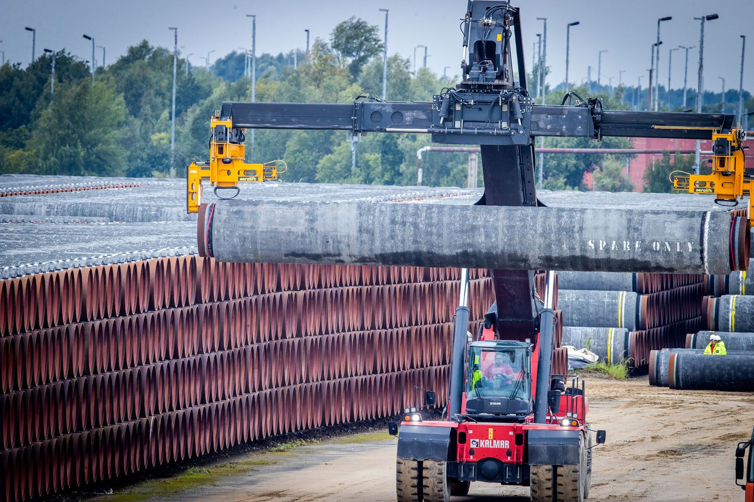 Il cantiere del progetto Nord Stream