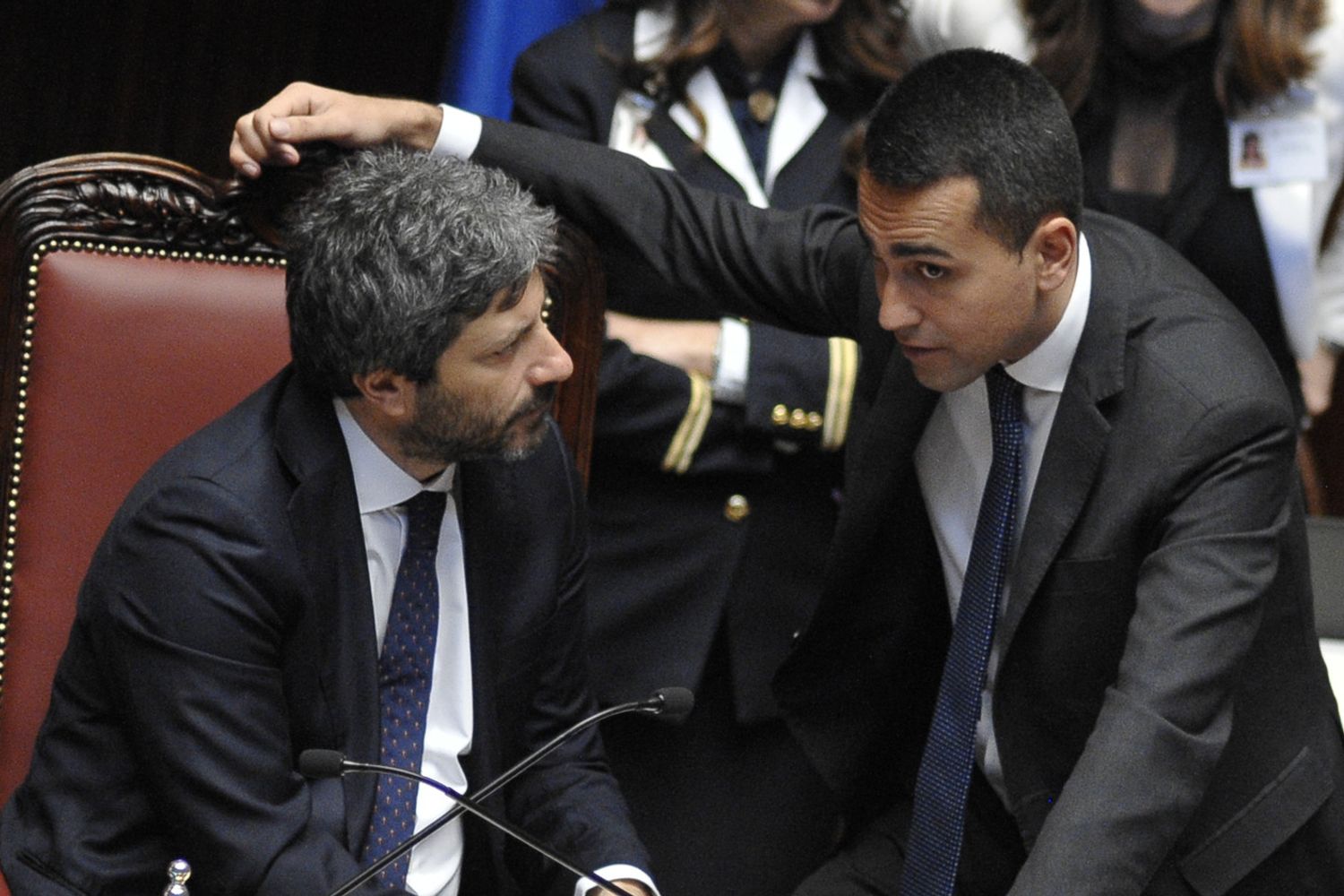 Fico e Di Maio in un'immagine del 2018