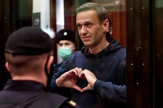 &nbsp;Alexei Navalny in tribunale a Mosca