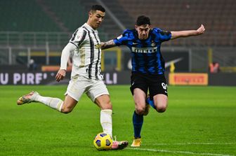 Cristiano Ronaldo e Alessandro Bastoni&nbsp;