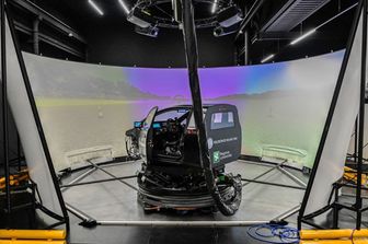 Il simulatore di guida al Politecnico di Milano