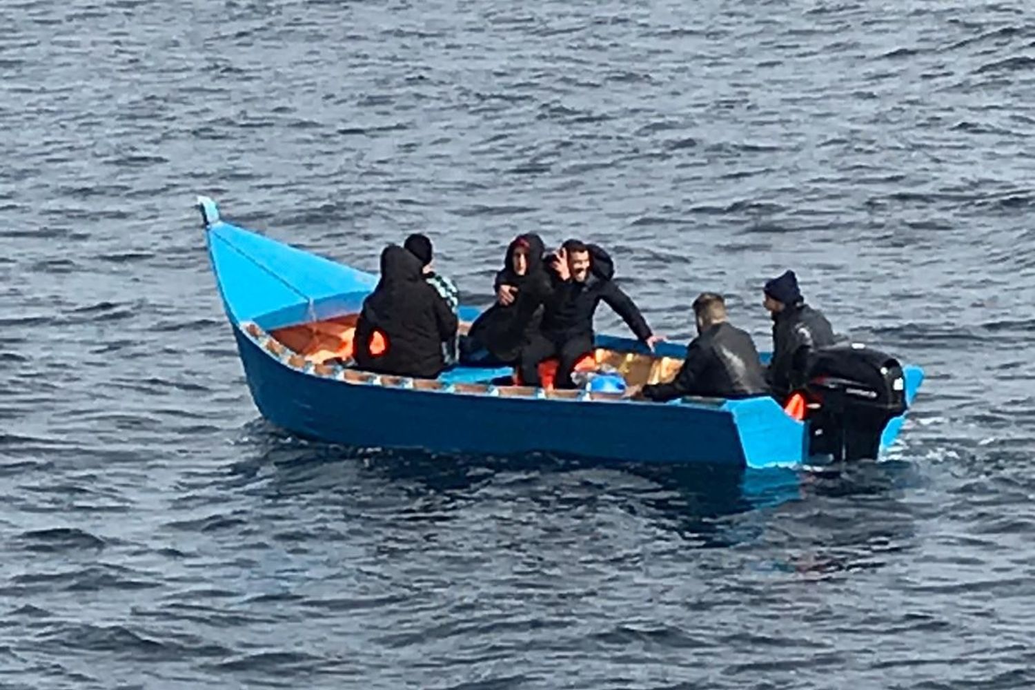 &nbsp;Migranti in rotta verso le coste della Sardegna