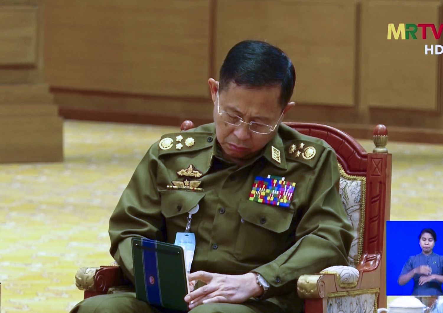 Esponente della giunta militare che ha preso il potere in Myanmar