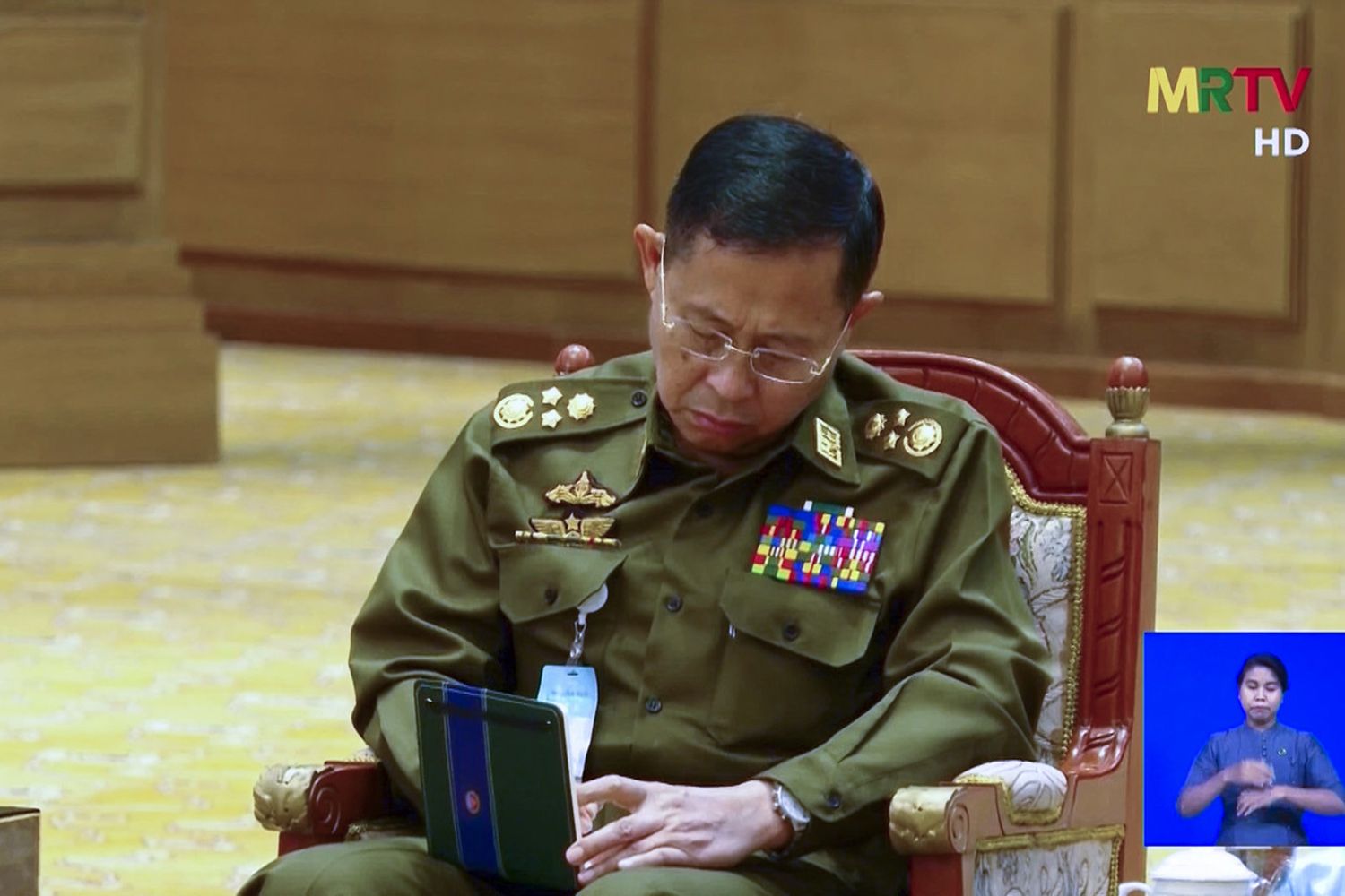 Esponente della giunta militare che ha preso il potere in Myanmar