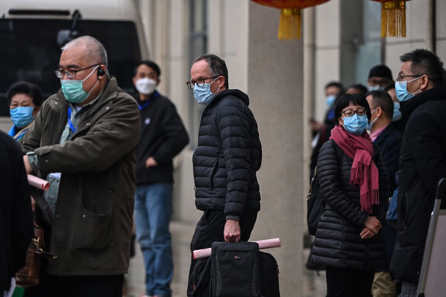 Peter Ben Embarek, capo delegazione dell'Oms in visita a Wuhan