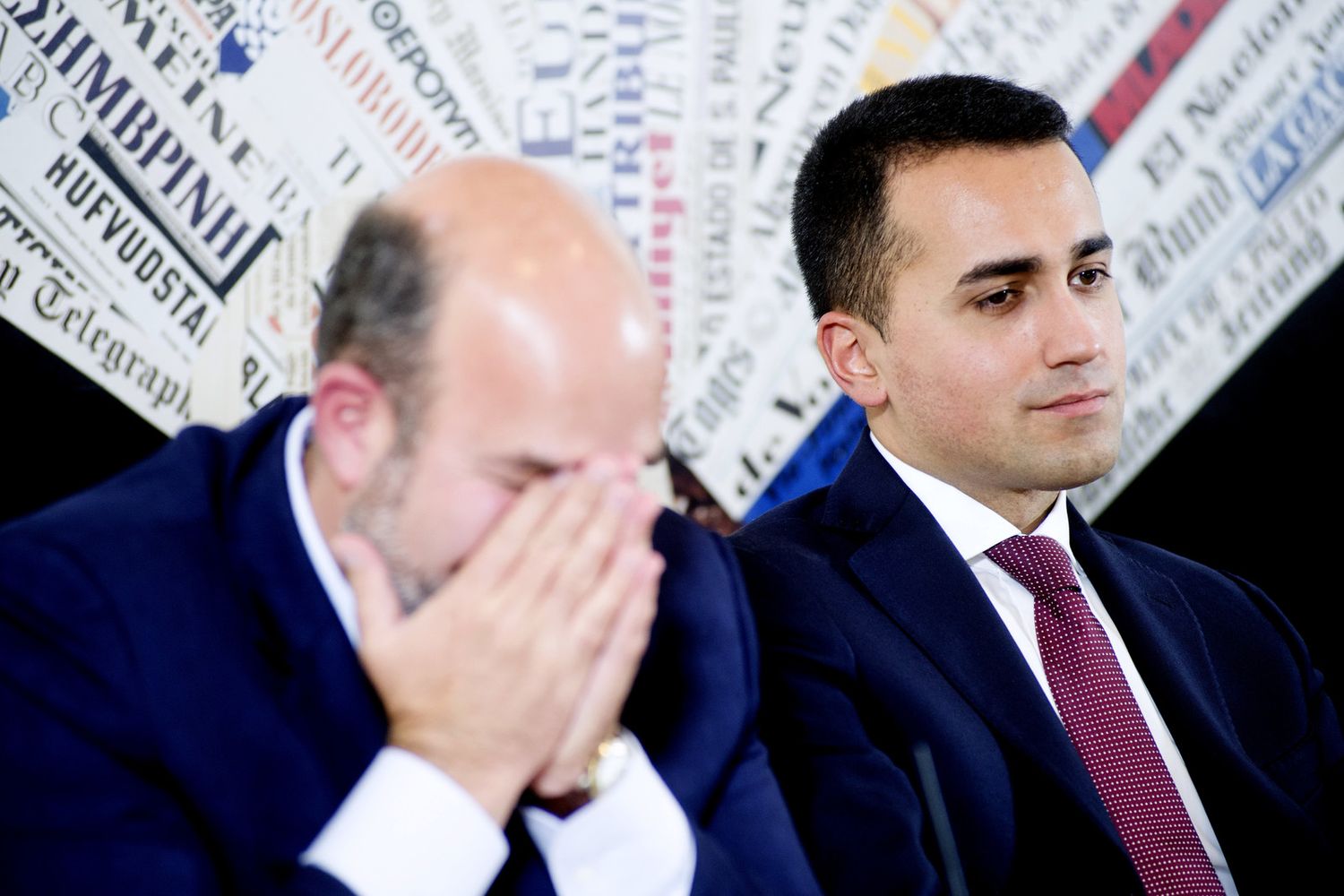 Vito Crimi e Luigi Di Maio