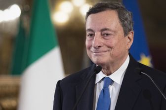 Il presidente del Consiglio incaricato Mario Draghi