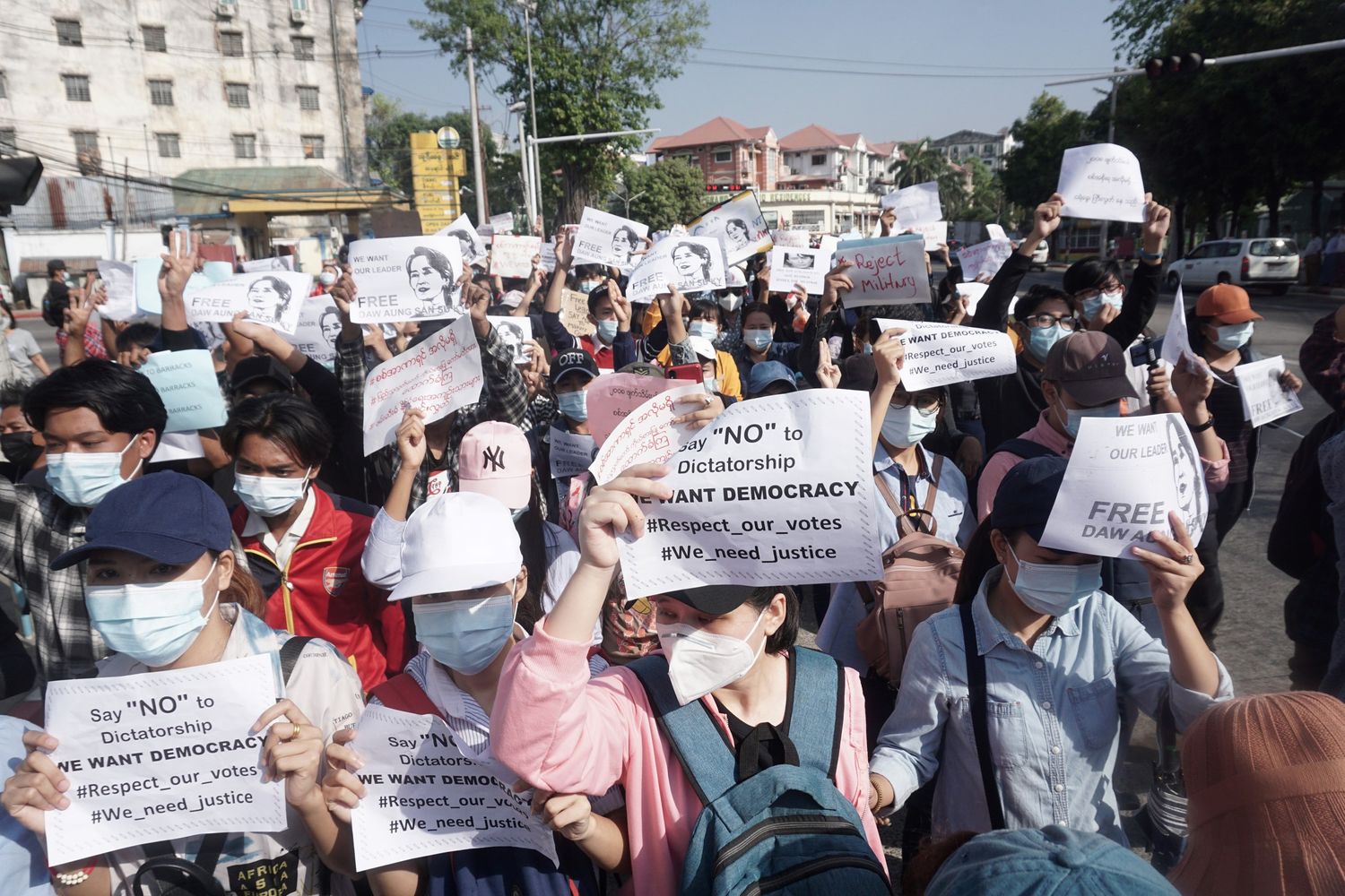 Proteste in Myanmar
