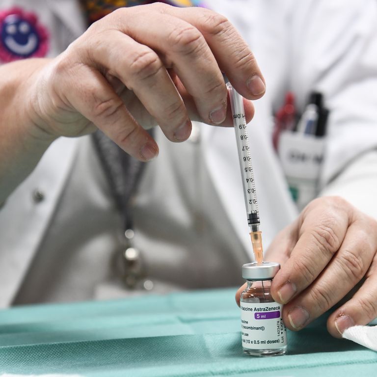 Una dose del vaccino AstraZeneca