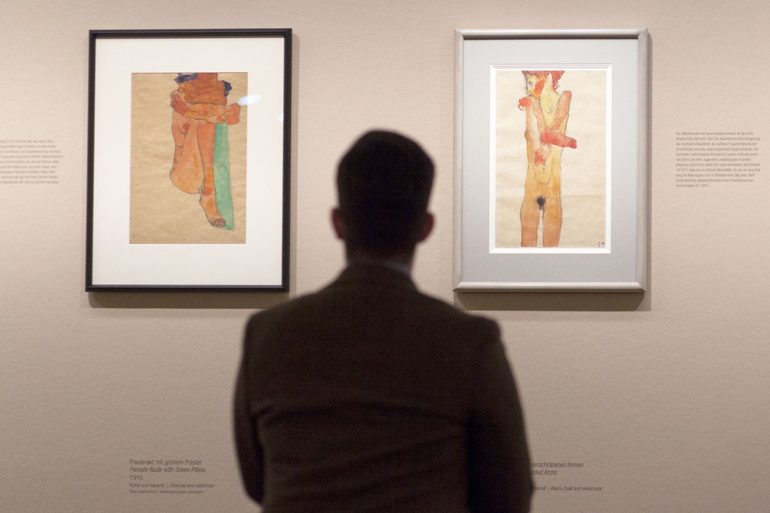 Opere di Egon Schiele in mostra a Vienna