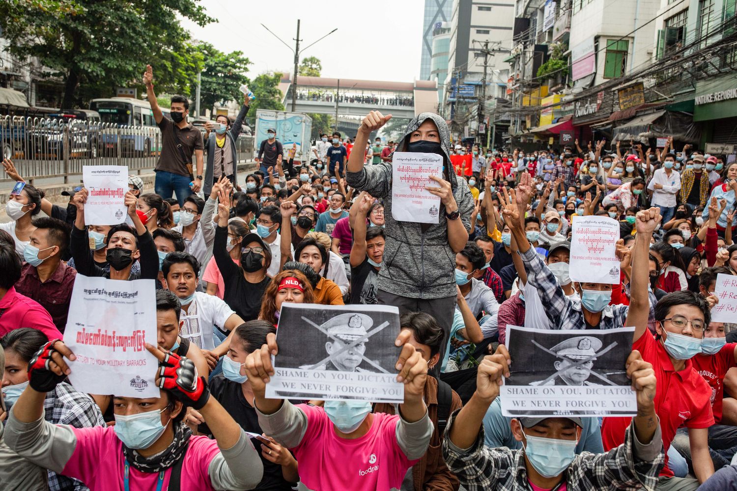 Proteste in Myanmar