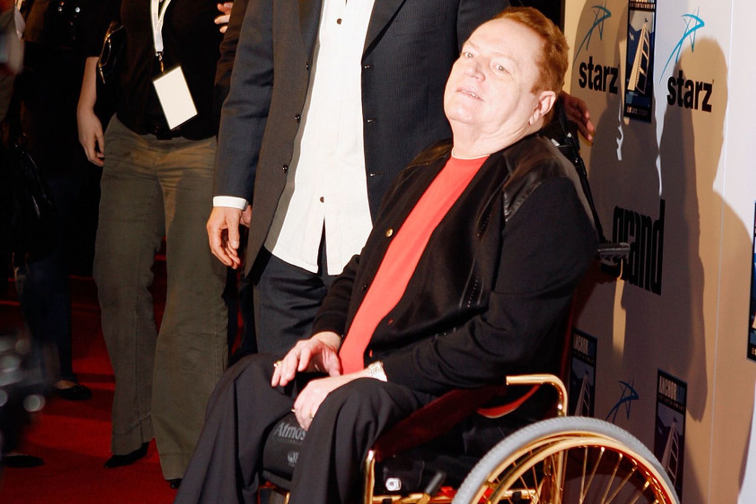 Larry Flynt fotografato a una prima cinematografica a Hollywood nel 2008