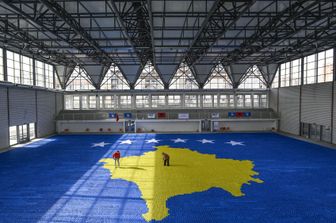 &nbsp;Kosovo, una palestra allestita per le elezioni