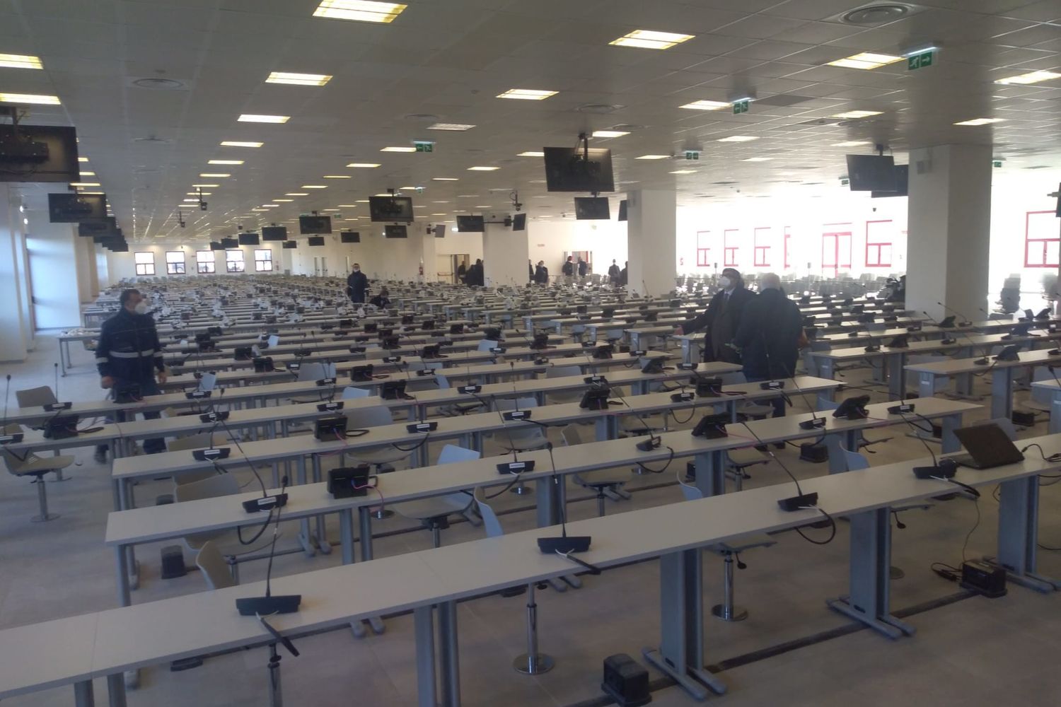 &nbsp;L'aula bunker a Lamezia Terme
