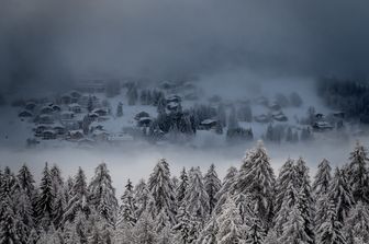 Il Burian porta gelo sull'Italia: nella foto, Cortina d'Ampezzo&nbsp;