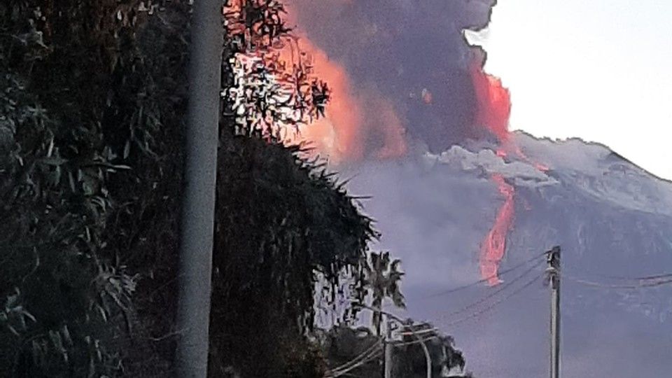 L'eruzione dell'Etna