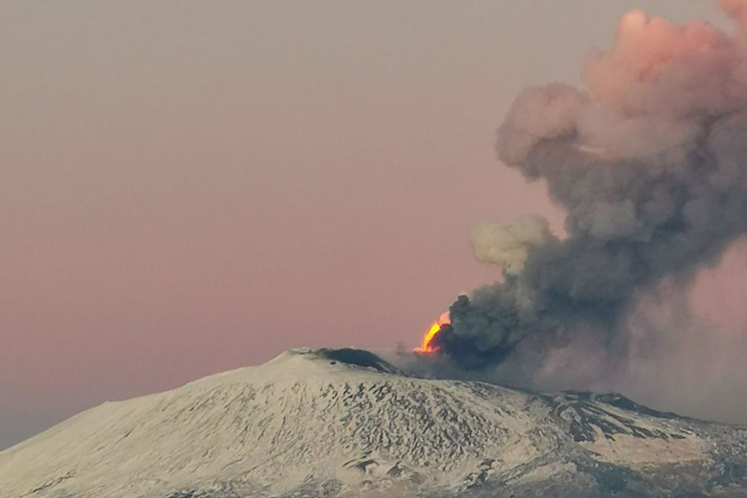 L'eruzione dell'Etna