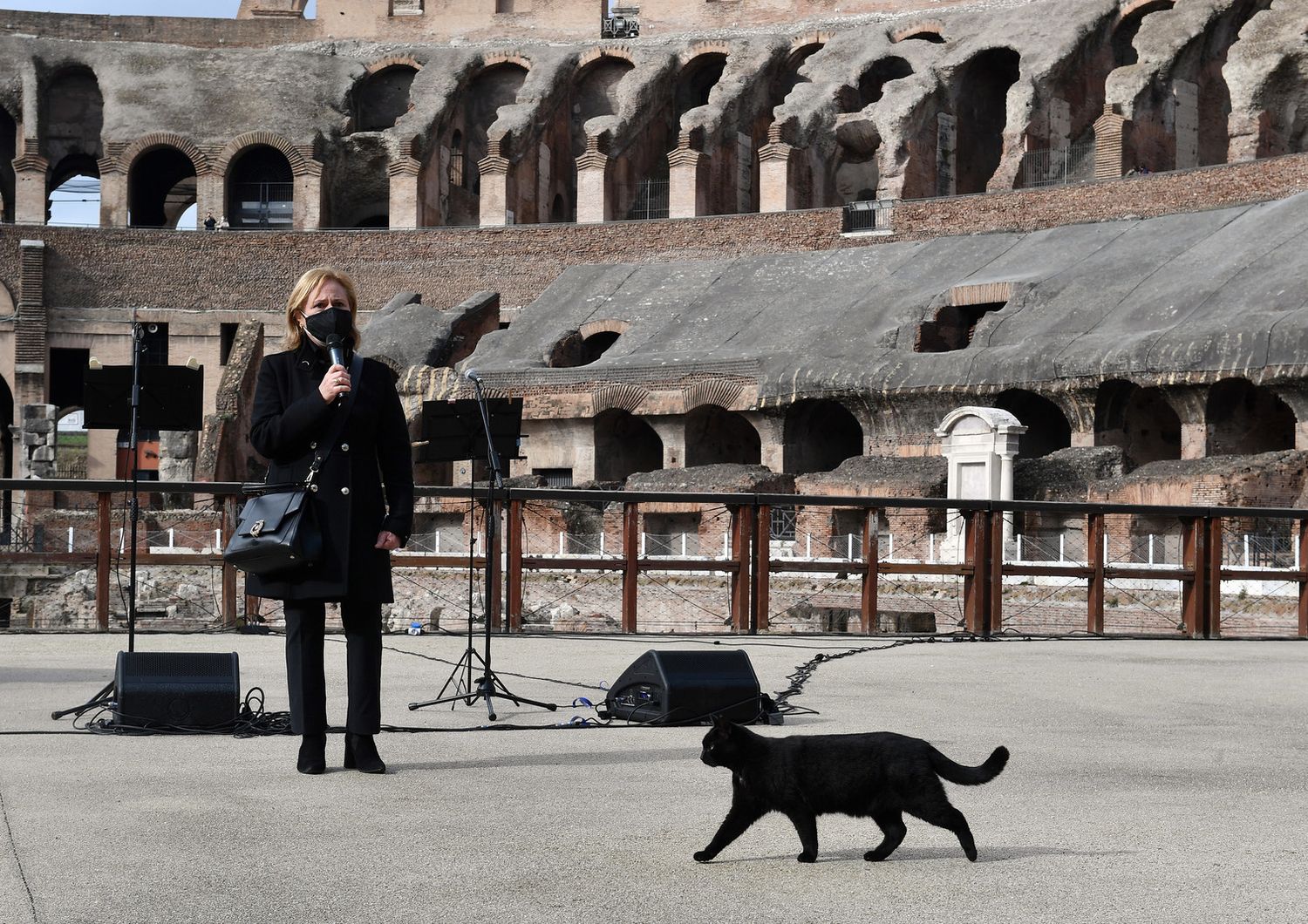 Il Parco Archeologico del Colosseo riapre al pubblico dopo il lockdown durato 87 giorni. Alfonsina Russo, direttrice del Parco Archeologico del Colosseo&nbsp;