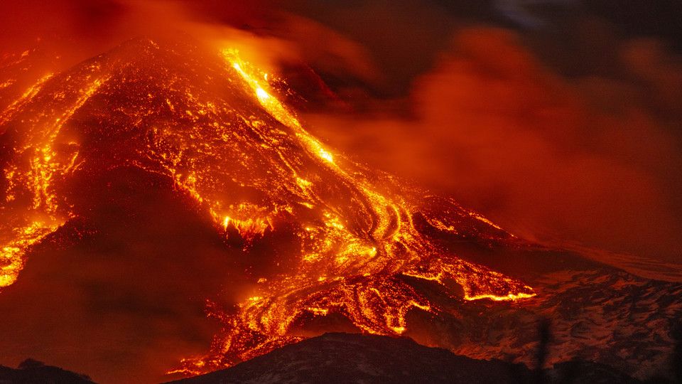 L'eruzione dell'Etna