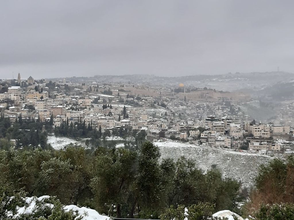 Neve a Gerusalemme