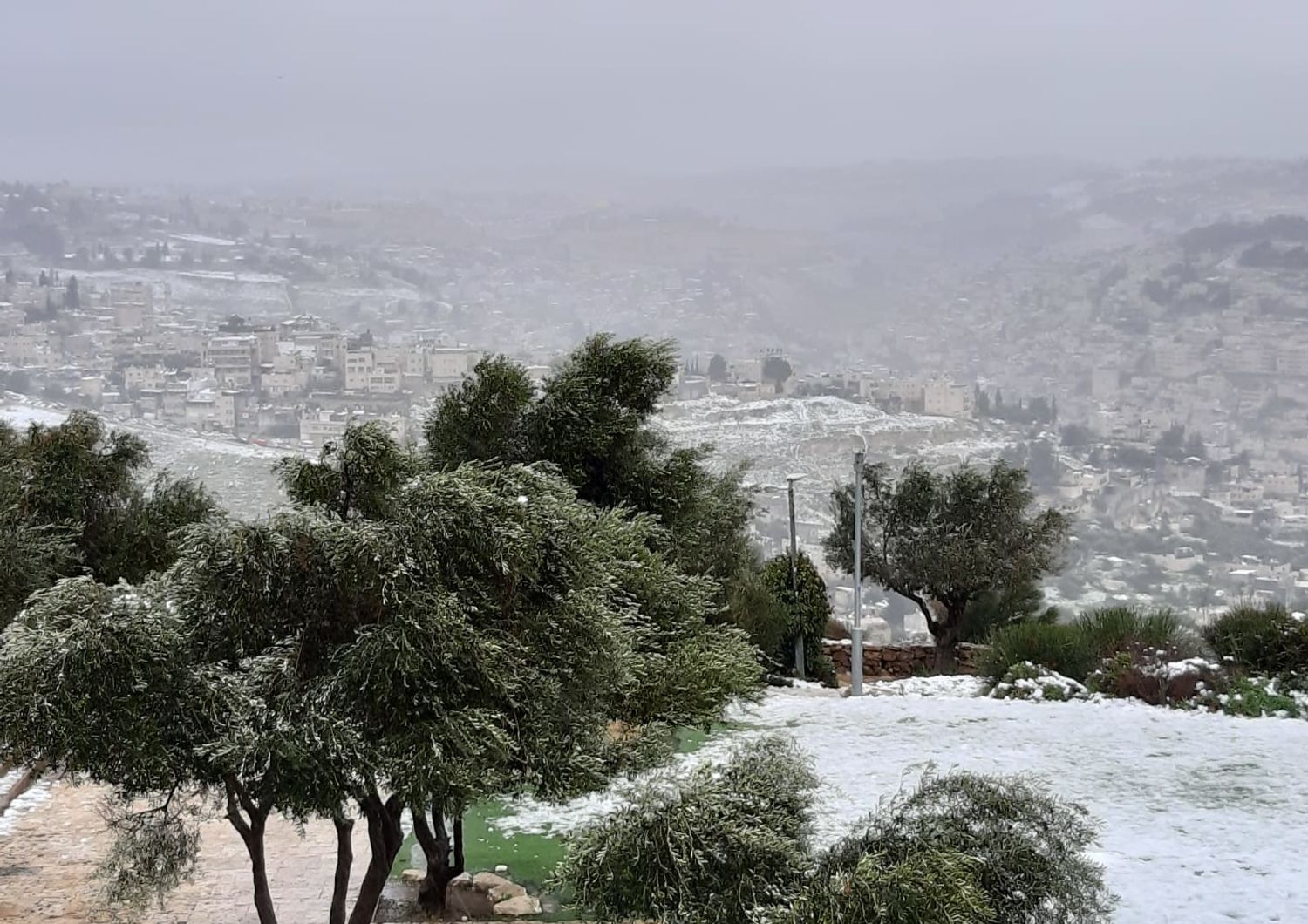 Neve a Gerusalemme