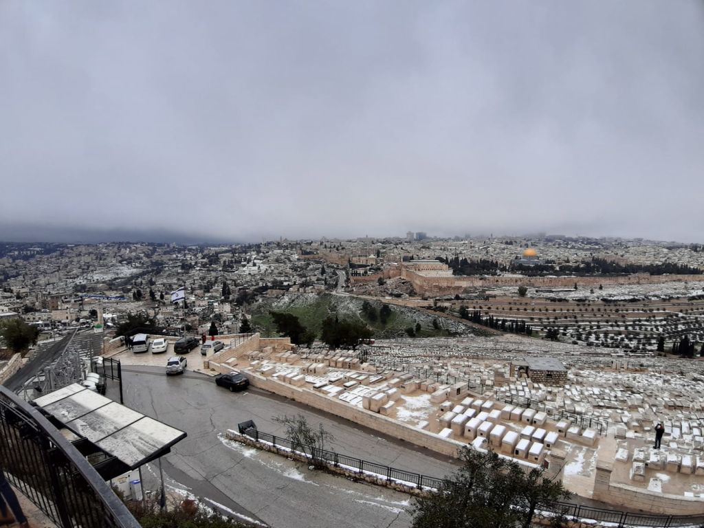 Neve a Gerusalemme