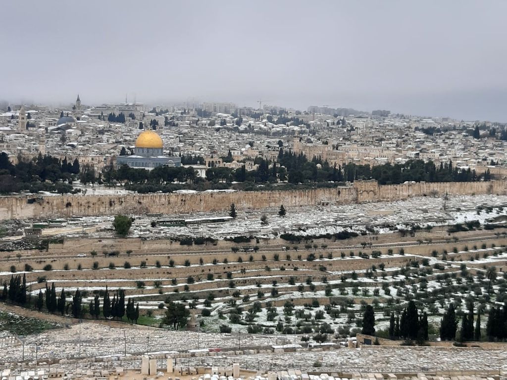 Neve a Gerusalemme