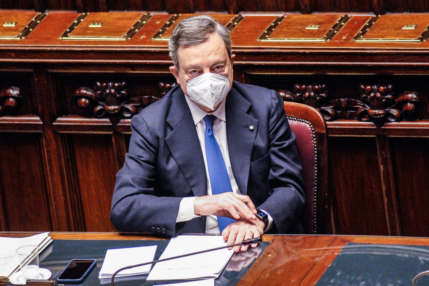 Mario Draghi, presidente del Consiglio