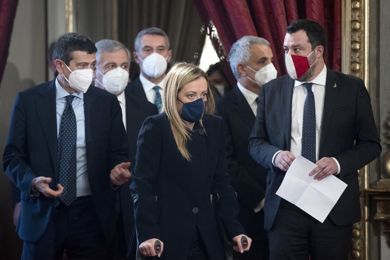 Esponenti del centrodestra: Lupi, Meloni e Salvini