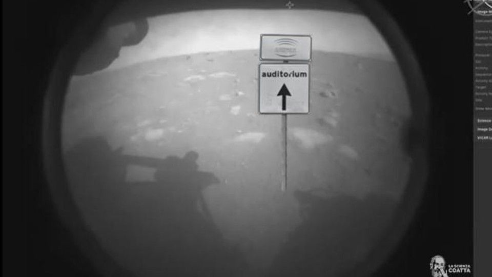 Un meme dedicato a Perseverance