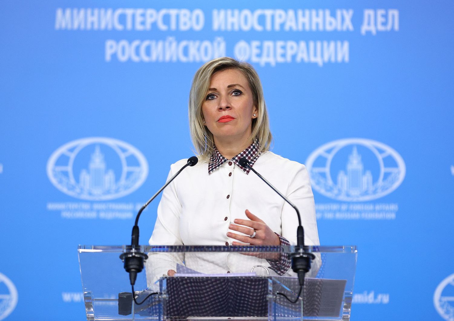 Portavoce del ministero degli Esteri russo, Maria Zakharova